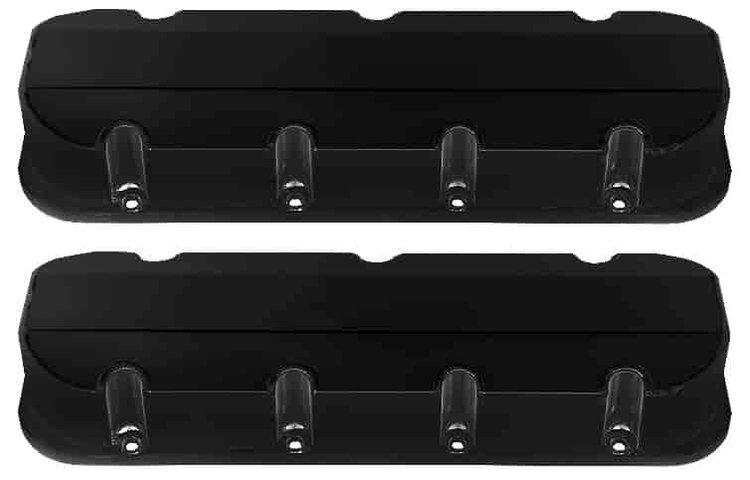 Sheet Metal Valve Covers Big Block Chevy - Black Finish