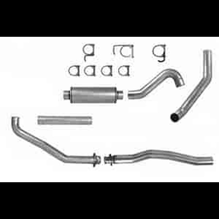 Rapid Flow Exhaust System 1993-01 GM Suburban Diesel 6.5L