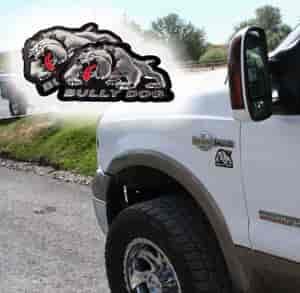 Embossed Dog Set Sticker H-3 in. x W-4.25 in.