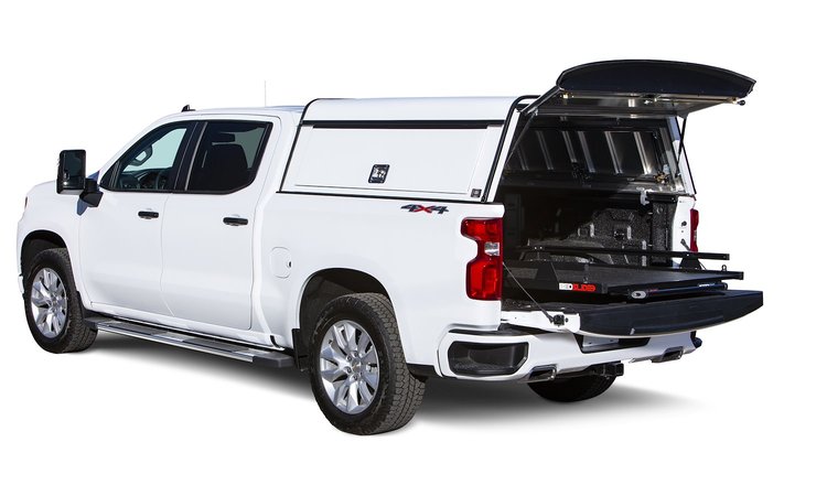 1500 Contractor Cargo Slide [95 in. x 48 in., Black]