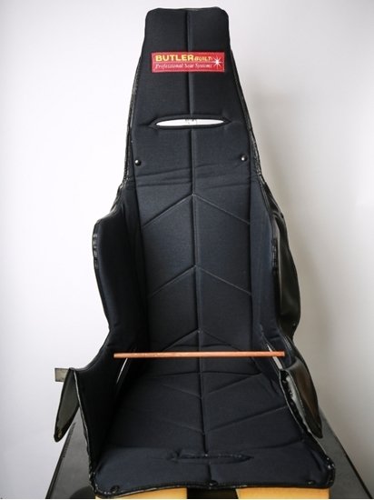 Black Velour Seat Cover 16 in. Hip