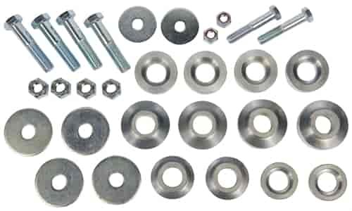 Aluminum Body Mount Kit 1967-1981 Chevy Camaro & 1968-1972 Chevy Nova
