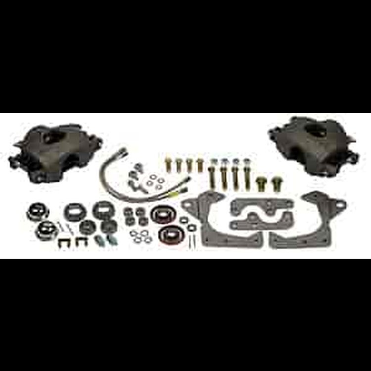 A-Body Single Piston Calipers Flex Lines / Hardware for Stock Spindles