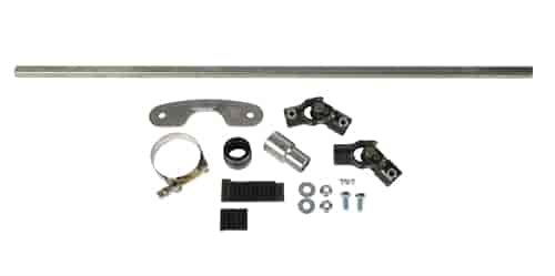 67-68 Mustang Manual Rack Steering Kit For Stock Column DD Shaft