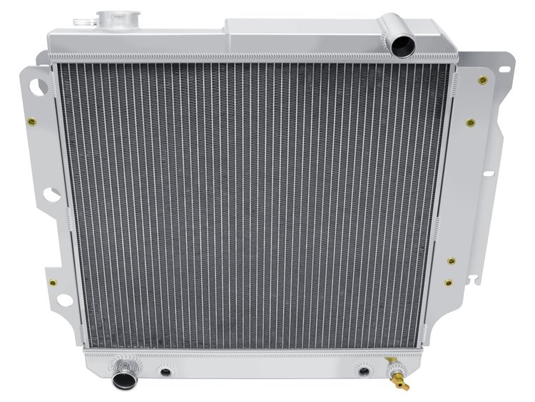All-Aluminum Radiator Fits Select 1987-2006 Jeep Wrangler YJ/TJ 2.4L, 2.5L, 4.0L, 4.2L [Right-Hand Drive/Postal Vehicle]