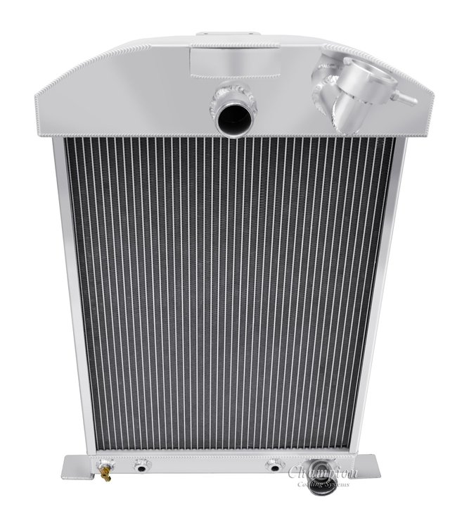  CC3334B-CH All-Aluminum Radiator for 1933-1934 Ford Vehicles w/ Chevy V8 Conversion [3/4 in. Tubes]