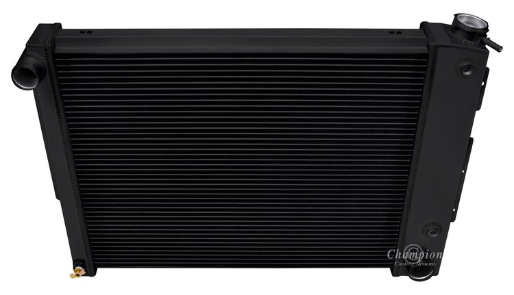 CC337B-BLK All-Aluminum Radiator for 1967-1969 Chevrolet Camaro & Pontiac Firebird [Black]