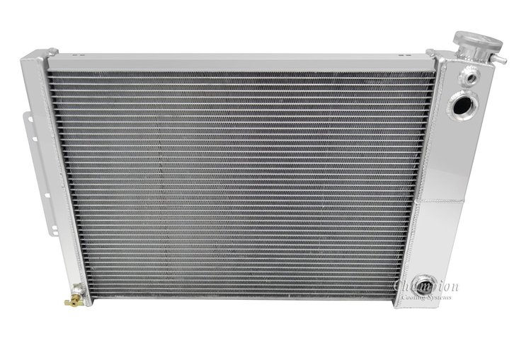  CC370B-DP All-Aluminum Radiator for 1967-1969 Chevy Camaro & Pontiac Firebird [3/4 in. Tubes-Dual Pass]
