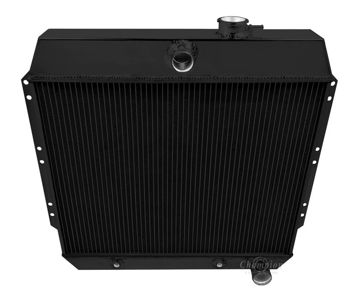 CC4954B-BLK All-Aluminum Radiator for Select 1949-1954 Chevrolet Vehicles [3/4 in. Tubes, Black]