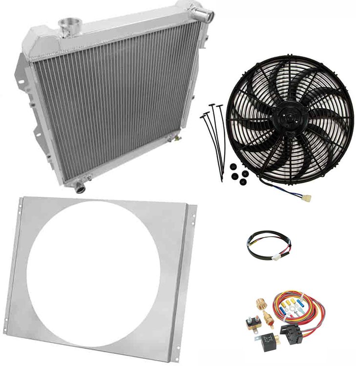 CC50 All-Aluminum Radiator System Kit for 1988-1995 Toyota Truck & 4Runner