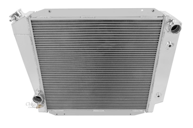 CC522 All-Aluminum Cross-Flow Radiator Kit for 1966-1977 Bronco w/Ford V8 Hose Configuration