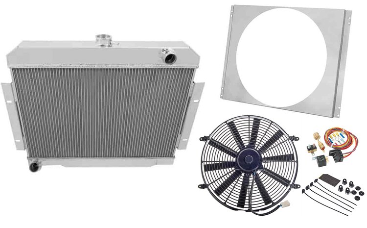 All-Aluminum Radiator System Kit 1973-1985 Jeep CJ