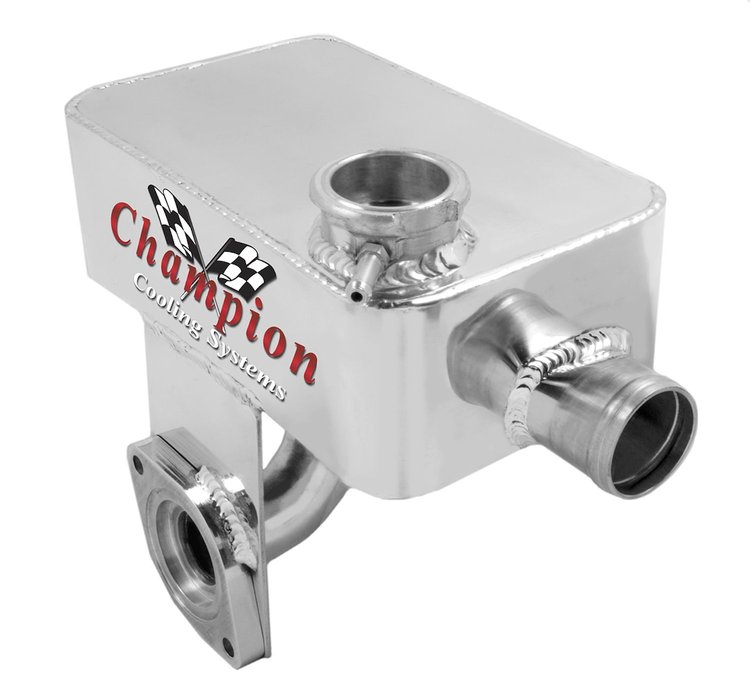 All-Aluminum Radiator Coolant Expansion Tank Ford FE Engine