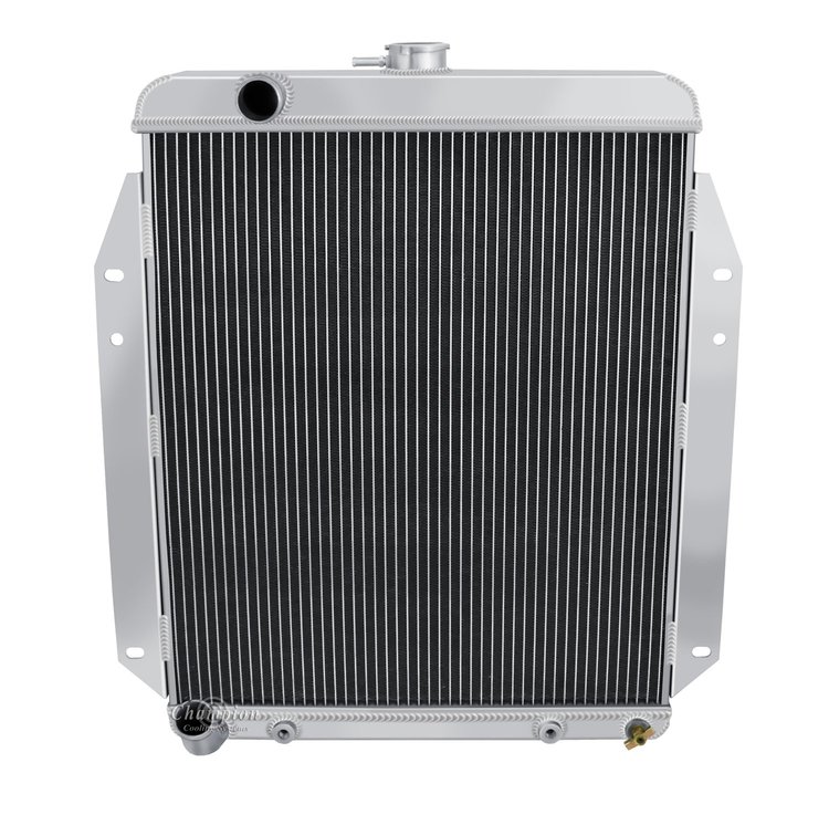 CC6665-UD All-Aluminum Radiator for 1964-1970 Dodge A100 Truck, Van 4.5L, 5.2L [Upper Driver Inlet]