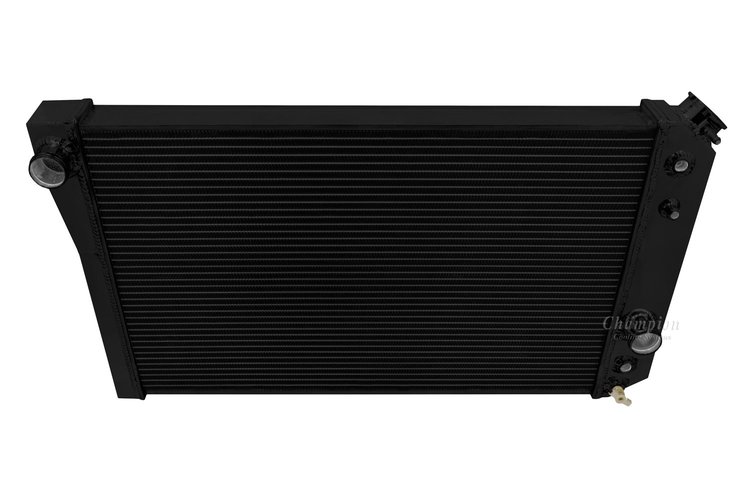 All-Aluminum Radiator for 1984-1990 Chevrolet Corvette & S10 Conversion [Black]