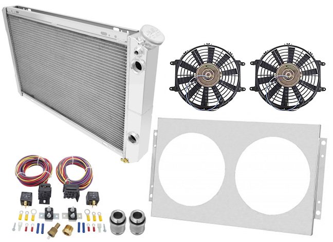 LS Conversion / Dual Pass Radiator Kit 1982-1992 Chevrolet Camaro
