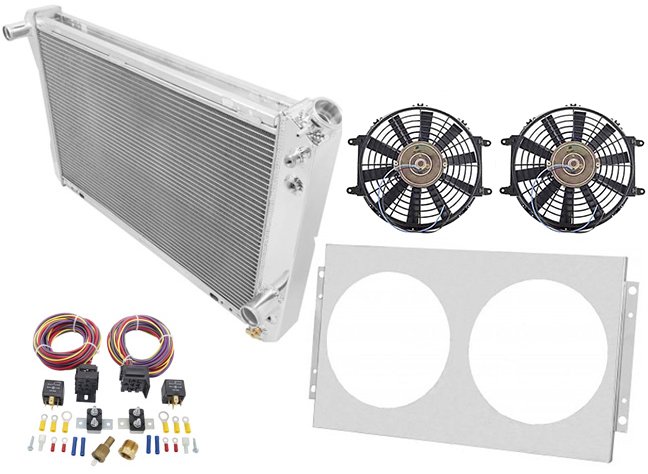 Aluminum Radiator System Kit 1982-1992 Chevrolet Camaro