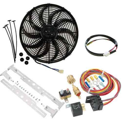 Swept-Blade 10" Electric Cooling Fan Kit