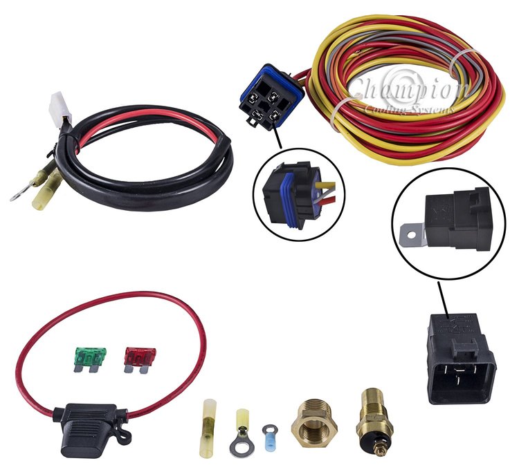 CCFKRL Universal Electric Cooling Fan Relay Kit