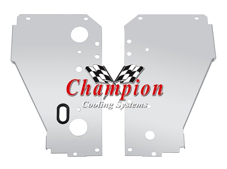 Custom Shop Radiator Module Mounting Panel Set