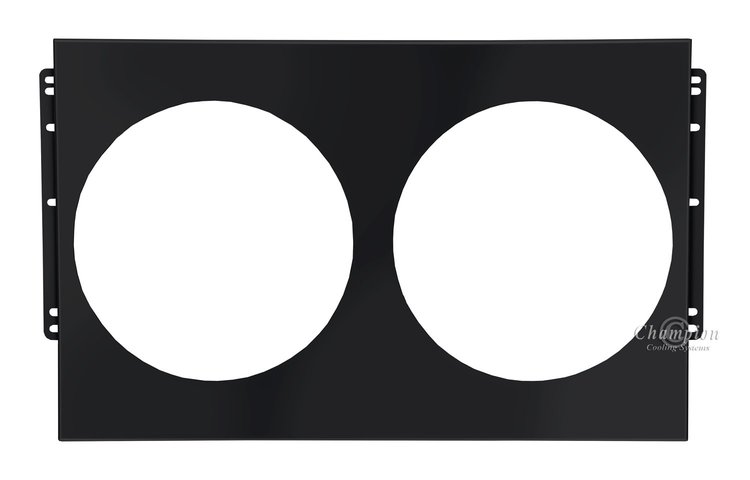 FS281-BLK Aluminum Fan Shroud [Black]