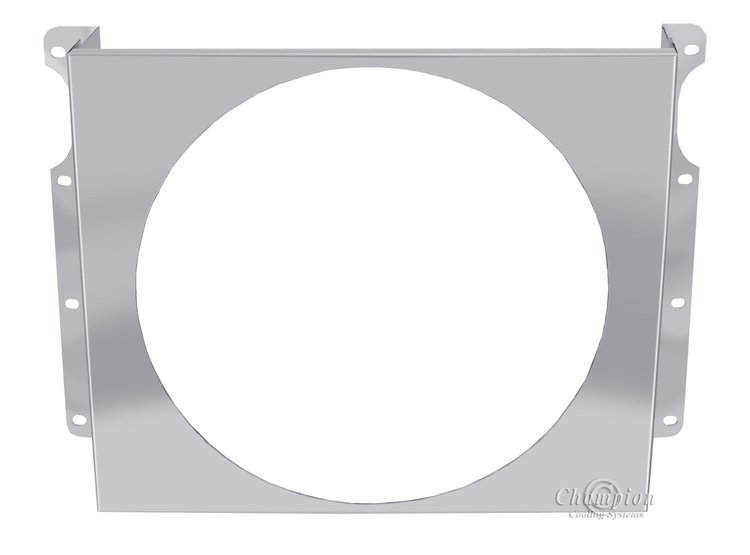 FS4851WL1X16 Aluminum Fan Shroud for 1948-1951 Jeep Willys
