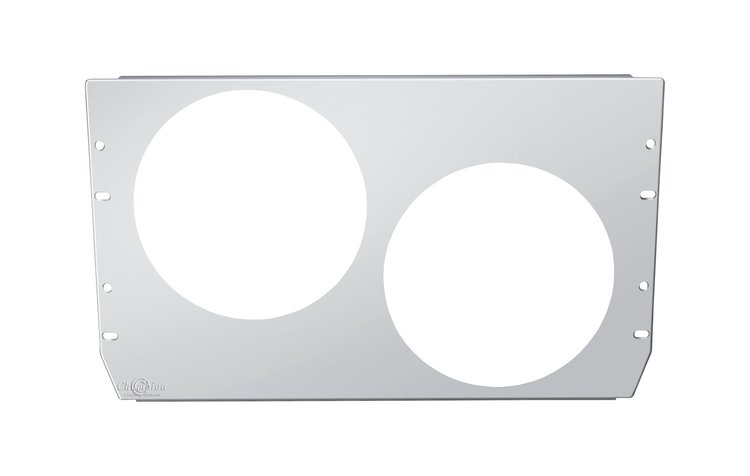 FS58-2X12 Aluminum Fan Shroud for CC58, EC58 Aluminum Radiators & (2) 12 in. Fans