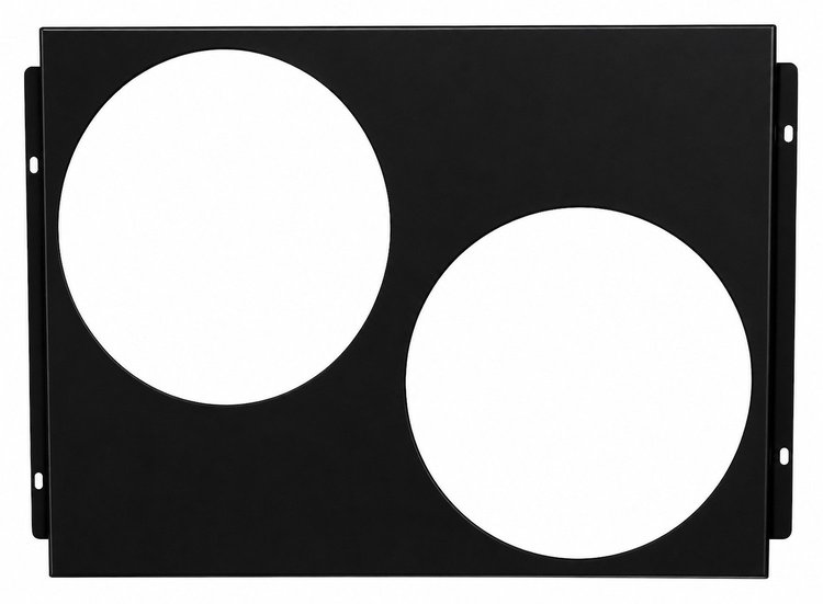 FS65GL-2x12-BLK Aluminum Fan Shroud for Select 1965-1966 Ford & Mercury Vehicles [Black]