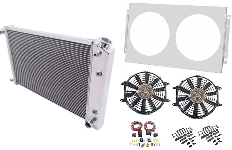 All-Aluminum Radiator Kit 1970-1985 GM (26 in. Core)