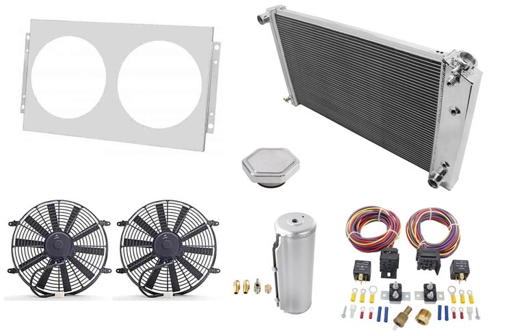 Aluminum Radiator System 1967-1972 GM Truck