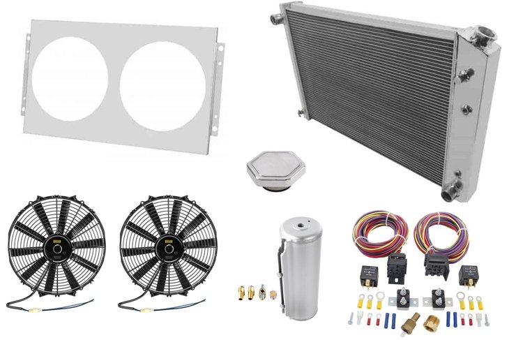 Aluminum Radiator System 1973-1991 GM Full-Size Truck/SUV