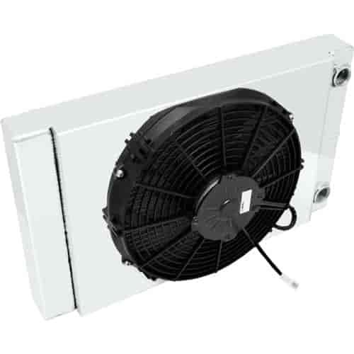 Drag Racing Aluminum Radiator Module Single 12" SPAL Fan