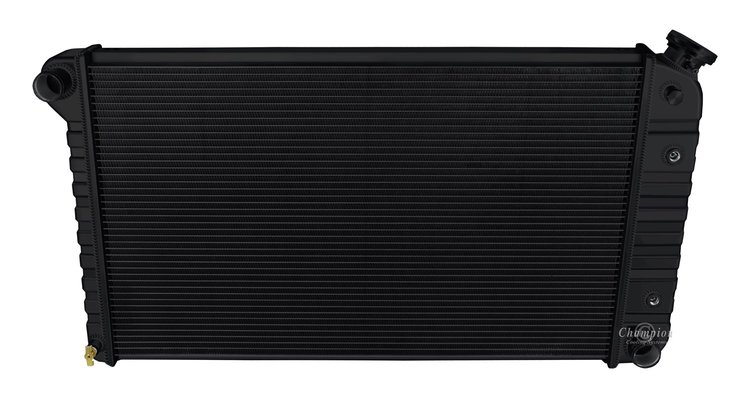 ST161-BLK All-Aluminum Radiator for Select 1963-1990 GM Fullsize V6/V8 Models [Black Finish]