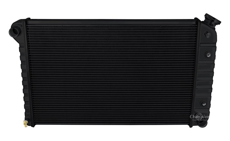 ST162-BLKK All-Aluminum Radiator Kit for Select 1965-1988 Select GM Fullsize L6/V8 Models [Black Finish]