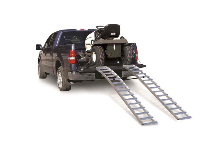 Aluminum Solid Arched Loading Ramp Pair 750lb Each - 95 SR