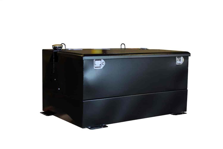 Black Steel Transfer Tank 75 Gallon Combo