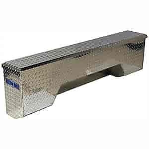 Wheel Well Gun/Tool Box Aluminum Diamond Plate