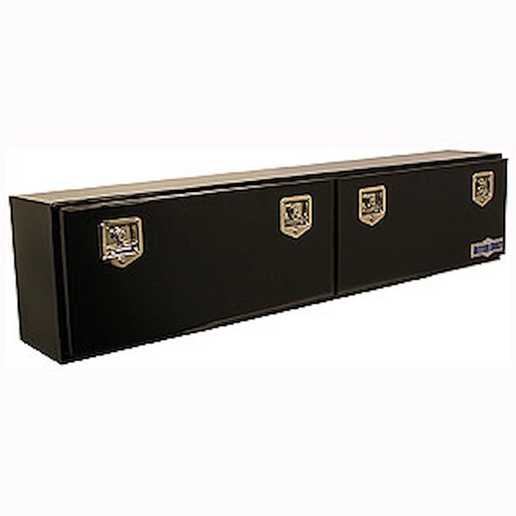 Top Mount Box Black Powder Coated Steel