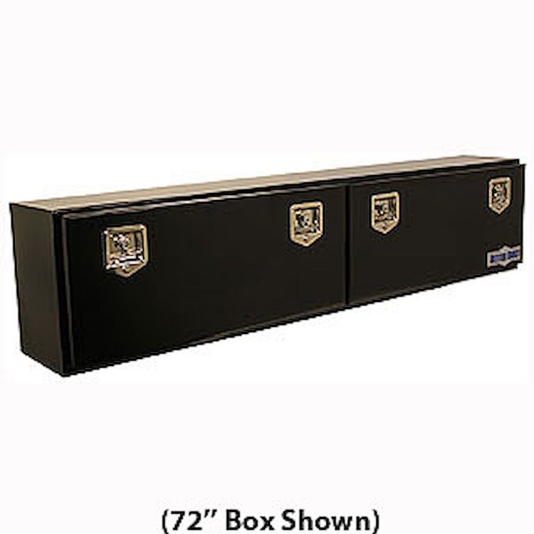 Top Mount Box Black Powder Coated Steel
