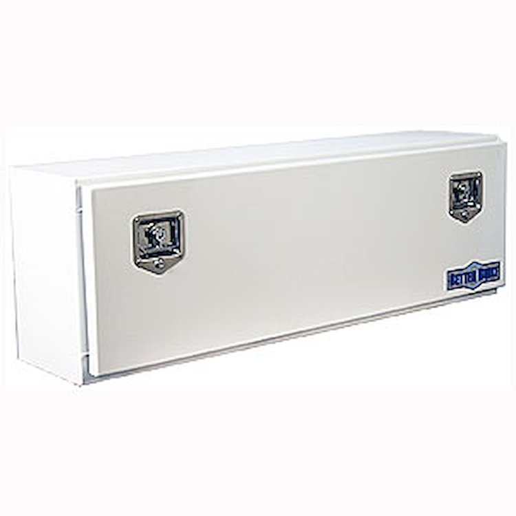 Top Mount Box White Powder Coated Steel