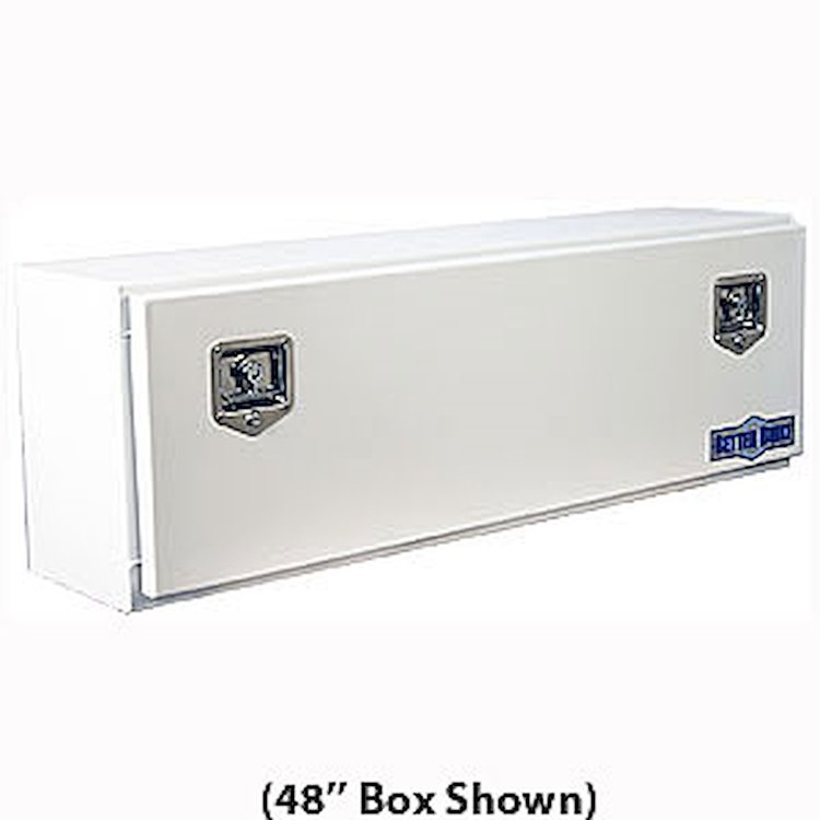 Top Mount Box White Powder Coated Steel