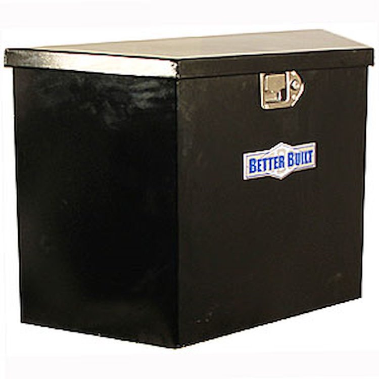Utility Trailer Tongue Tool Box Black Powdercoated Steel