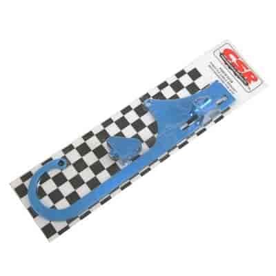 Adjustable Throttle Cable Bracket With Kickdown Blue Bracket