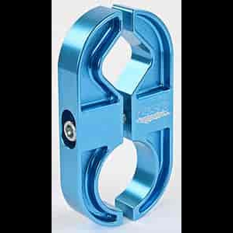 CO2 Bottle Bracket Blue Anodize Finish