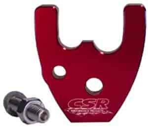 Billet Distributor Hold-Down - Red Chevrolet V-8 Engines