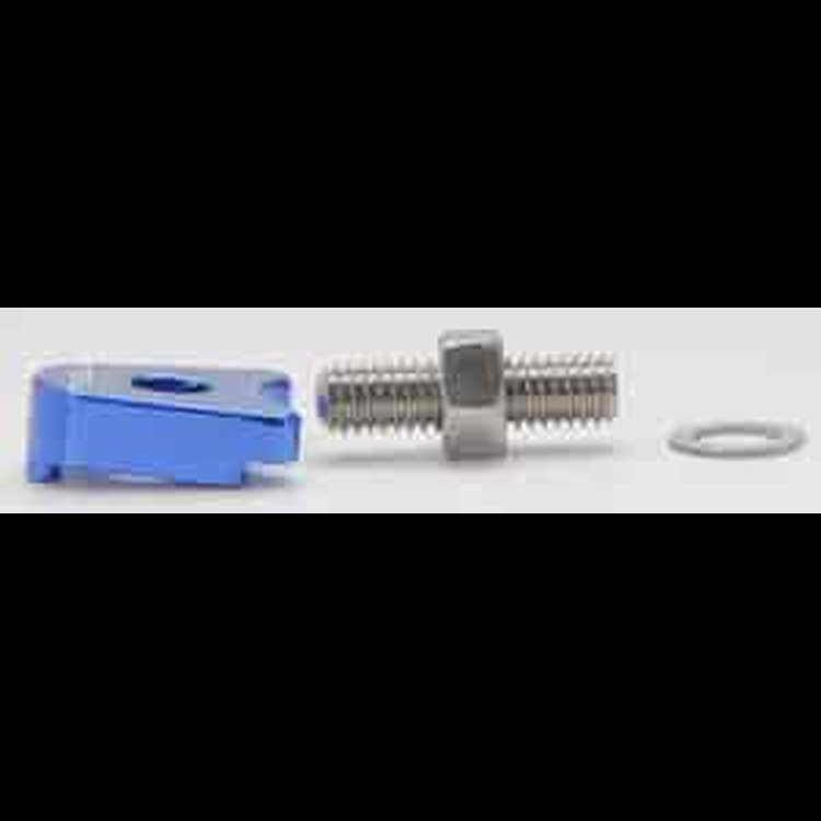 Billet Distributor Hold-Down - Blue Ford V-8 Engines (Excluding FE)