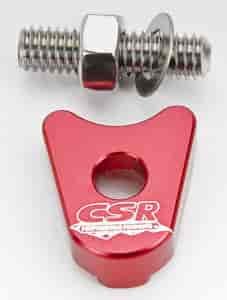 Billet Distributor Hold-Down - Red Ford V-8 Engines (Excluding FE)