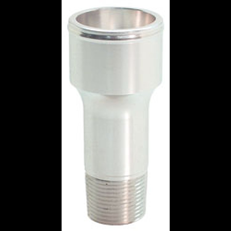 3" Long Radiator Hose Adapter 3/4" NPT to 1-1/2" ID Hose