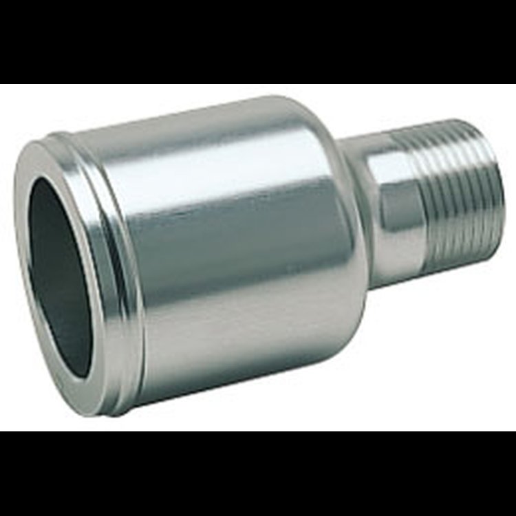 3" Long Radiator Hose Adapter 3/4" NPT to 1-3/4" ID Hose