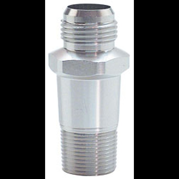 3" Long Radiator Hose Adapter 3/4" NPT to -12AN Hose